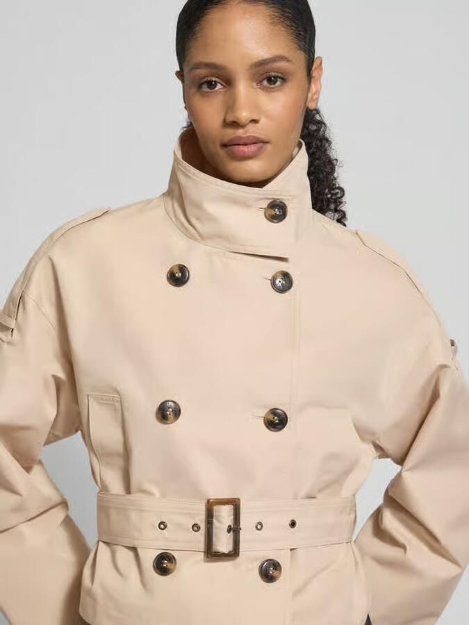 Jake*s Collection Korte trenchjack met Tailleriem