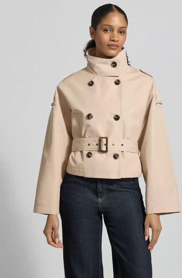 Jake*s Collection Korte trenchjack met Tailleriem - Foto 3