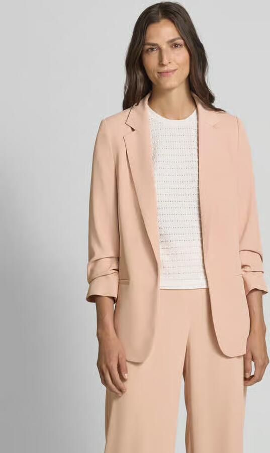 Jake*s Collection Lange blazer met 3 4-mouwen - Foto 2