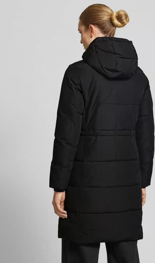 Jake*s Collection Lange gewatteerde jas met tweewegritssluiting - Foto 3