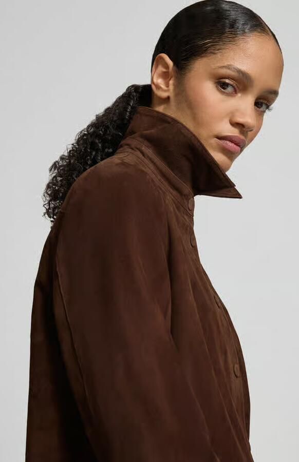Jake*s Collection Leren jas met knoopsluiting - Foto 4