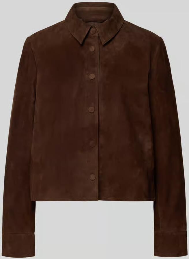 Jake*s Collection Leren jas met knoopsluiting - Foto 2