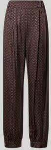 Jake*s Collection loose fit wijdte broek met all-over motief