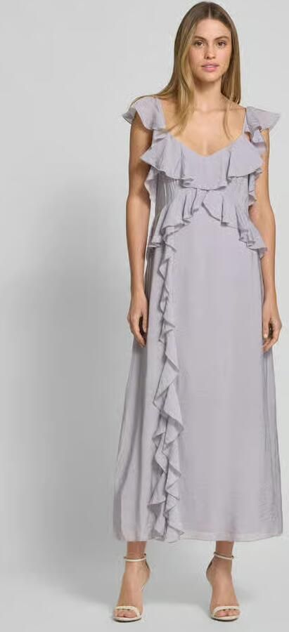 Jake*s Collection Maxi-jurk met volants - Foto 3