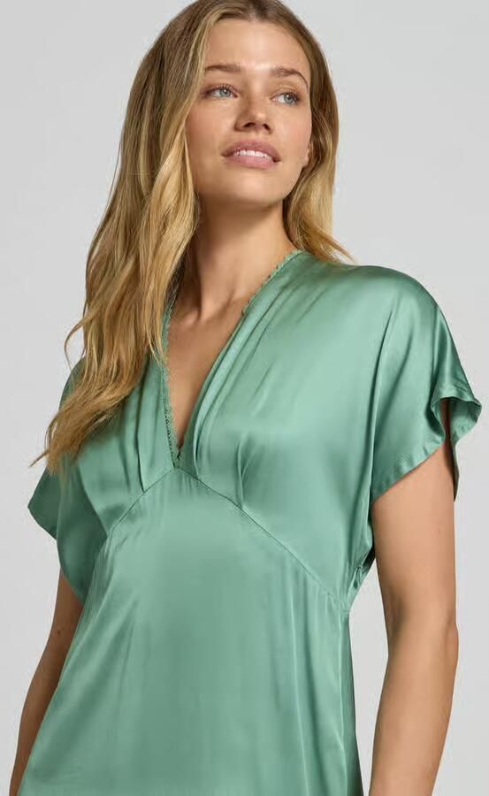 Jake*s Collection maxi-jurk van viscose met V-hals