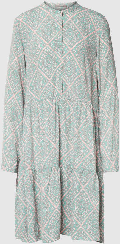 Jake*s Collection Midi-jurk met all-over motief