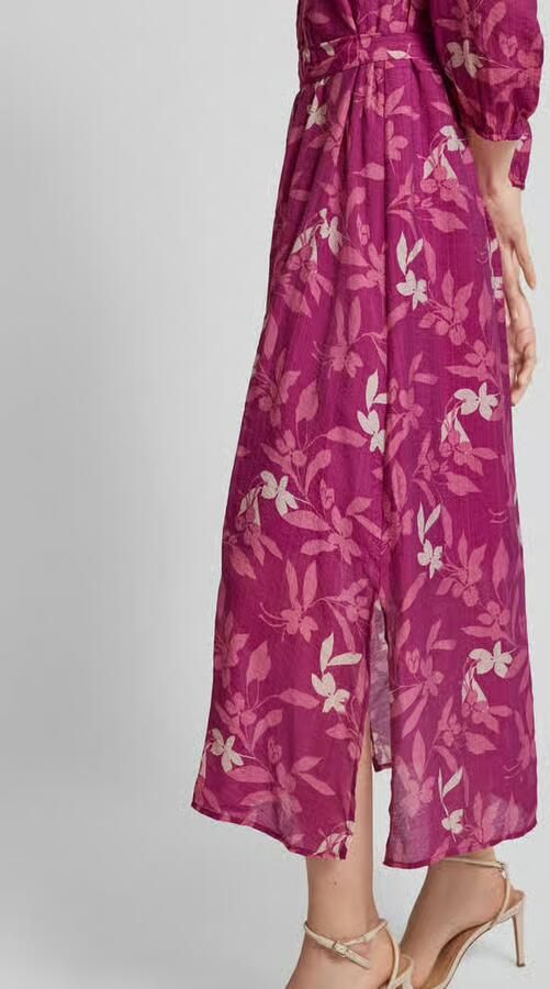 Jake*s Collection Midi-jurk met all-over print