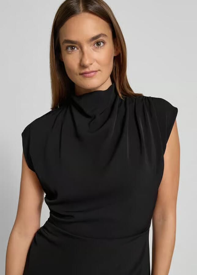 Jake*s Collection Midi-jurk met opstaande kraag - Foto 2
