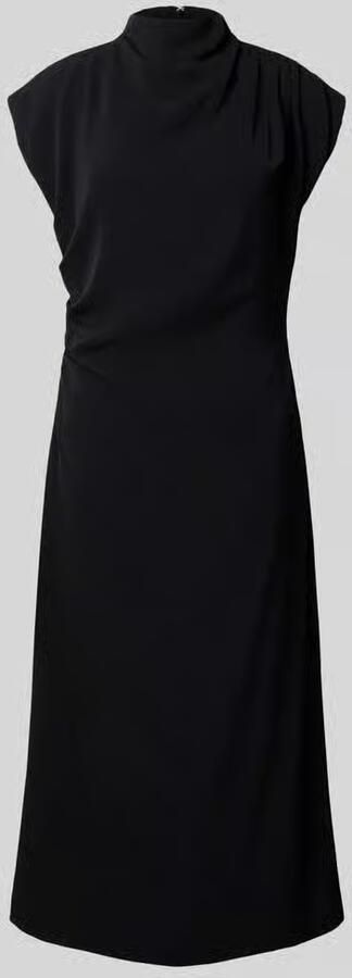 Jake*s Collection Midi-jurk met opstaande kraag