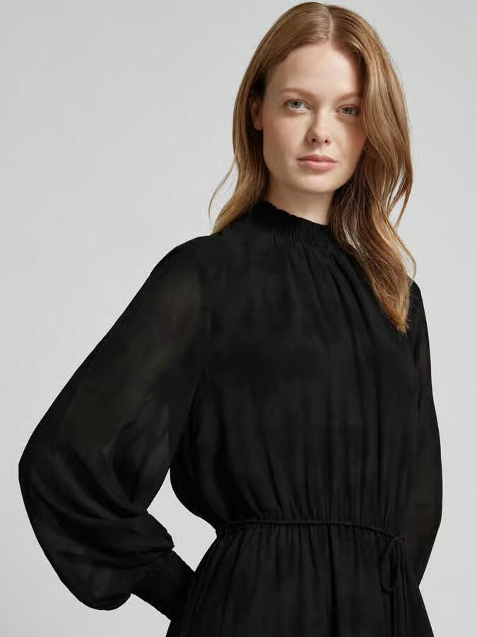 Jake*s Collection Midi-jurk met strikceintuur - Foto 2