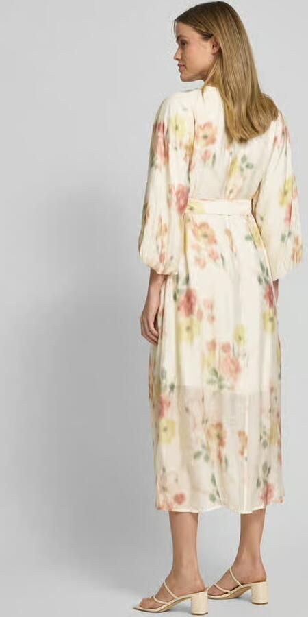 Jake*s Collection Midi-jurk met strikceintuur - Foto 2