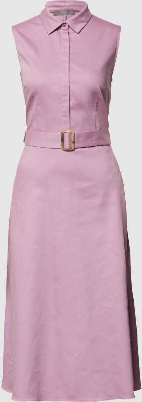 Jake*s Collection Midi-jurk met tailleriem