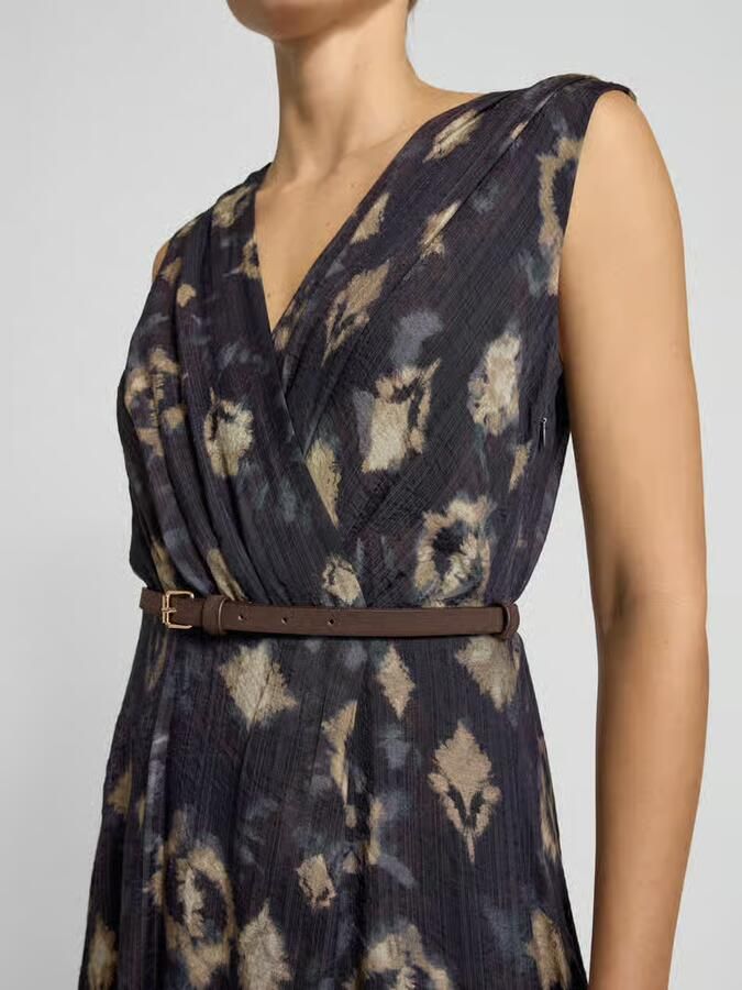 Jake*s Collection Midi-jurk met V-hals