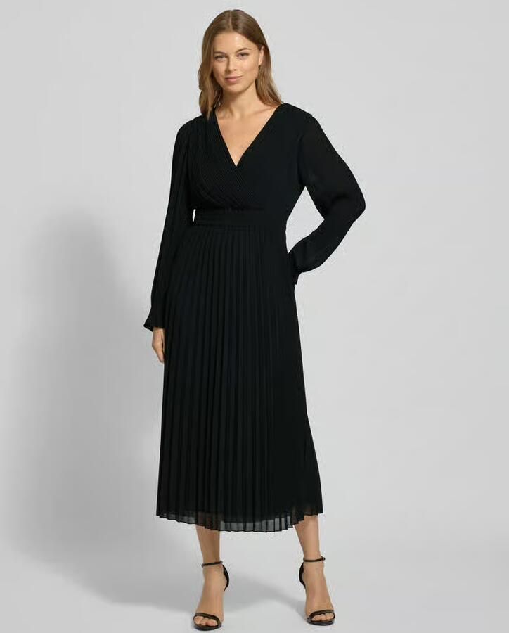 Jake*s Collection Midi-jurk met V-hals - Foto 2