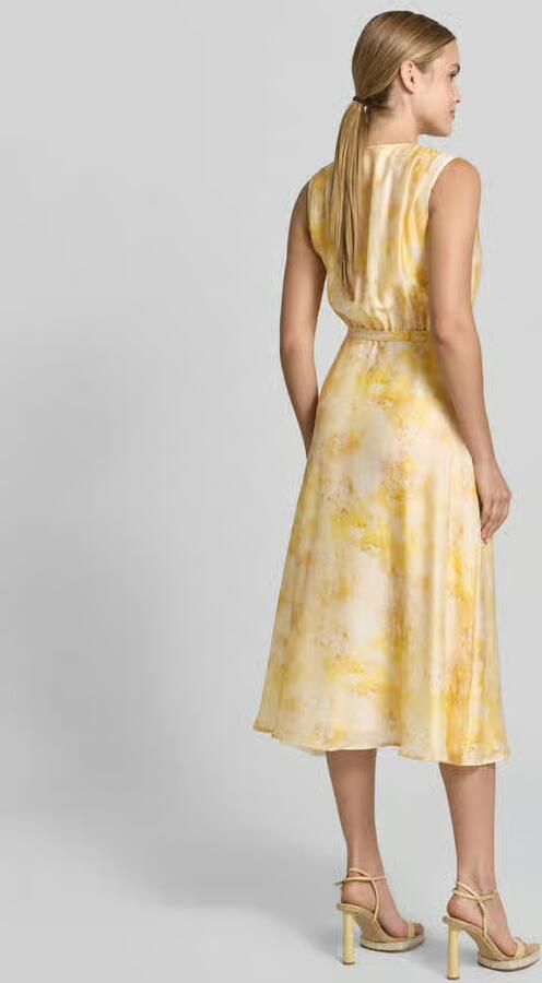 Jake*s Collection midi-jurk van lyocellmix in wikkellook