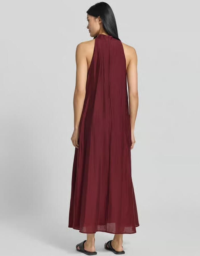 Jake*s Collection Midi-jurk van lyocellmix met cut-out