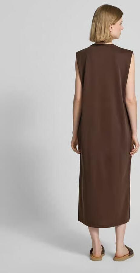 Jake*s Collection midi-jurk van modalmix met ronde hals - Foto 3