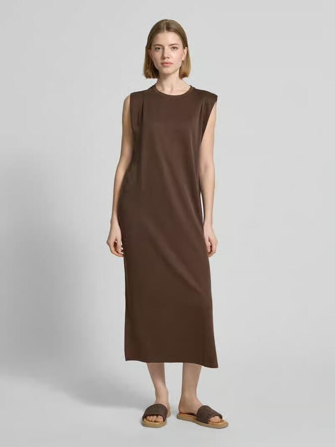 Jake*s Collection midi-jurk van modalmix met ronde hals - Foto 2
