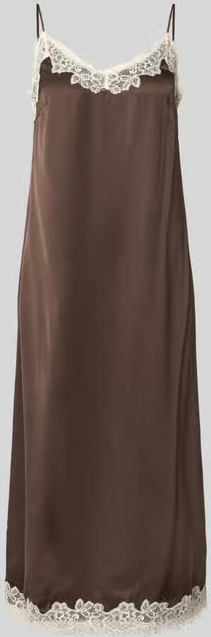 Jake*s Collection midi-jurk van viscose met kant - Foto 2
