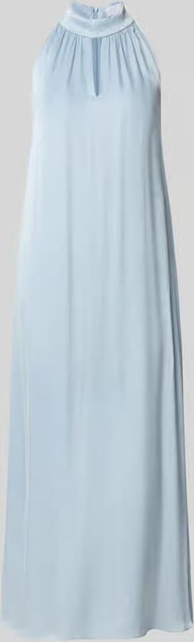 Jake*s Collection midi-jurk van viscosemix met halter - Foto 2