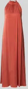 Jake*s Collection midi-jurk van viscosemix met halter