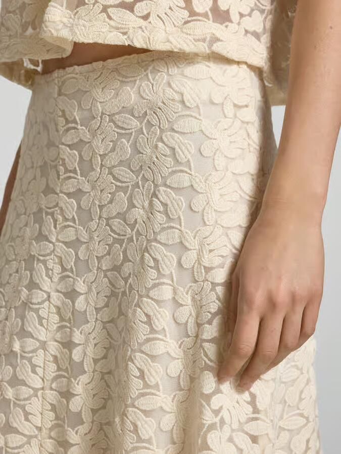 Jake*s Collection midirok in all-over look