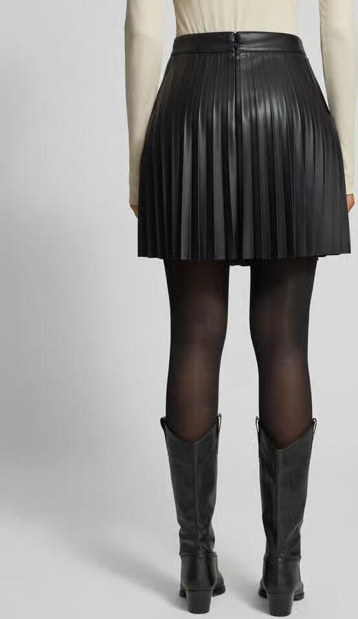 Jake*s Collection Midirok in all-over look met plooien