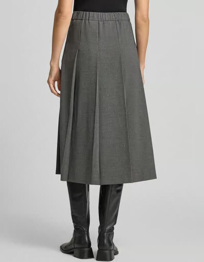 Jake*s Collection Midirok met plooipartij - Foto 2