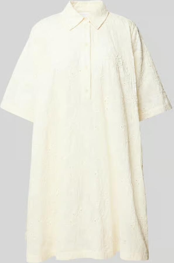 Jake*s Collection Mini-jurk met broderie anglaise - Foto 2