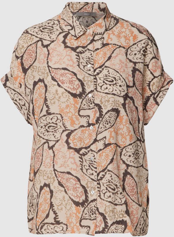 Jake*s Collection Overhemdblouse met all-over motief