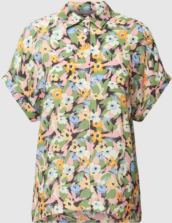 Jake*s Collection Overhemdblouse met bloemenmotief