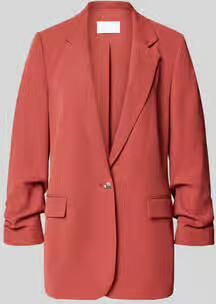 Jake*s Collection Regular Fit blazer met plooitjes