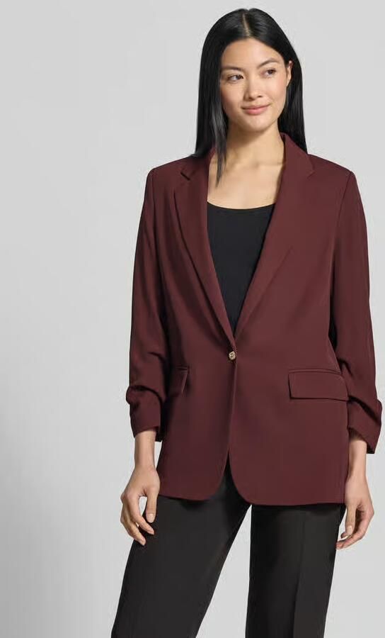 Jake*s Collection Regular Fit blazer met plooitjes - Foto 2