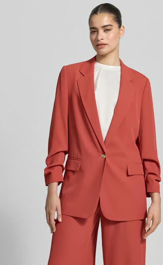 Jake*s Collection Regular Fit blazer met plooitjes - Foto 3
