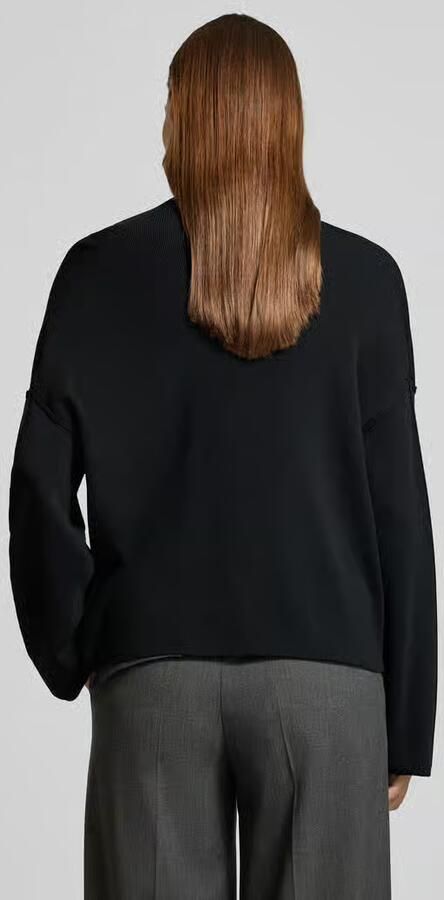 Jake*s Collection Oversized gebreide pullover met ronde hals