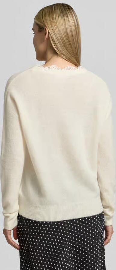 Jake*s Collection Pullover met kant aan de v-hals - Foto 3