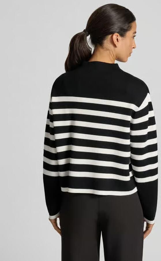 Jake*s Collection pullover met relaxed fit van viscosemix - Foto 2