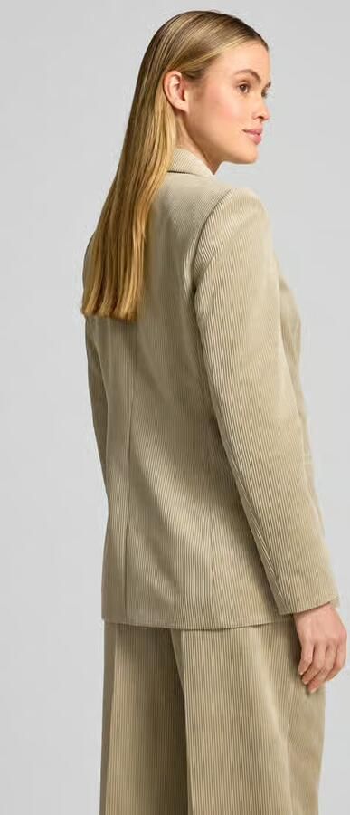 Jake*s Collection Regular fit blazer in ribcordlook met dubbele knoopsluiting