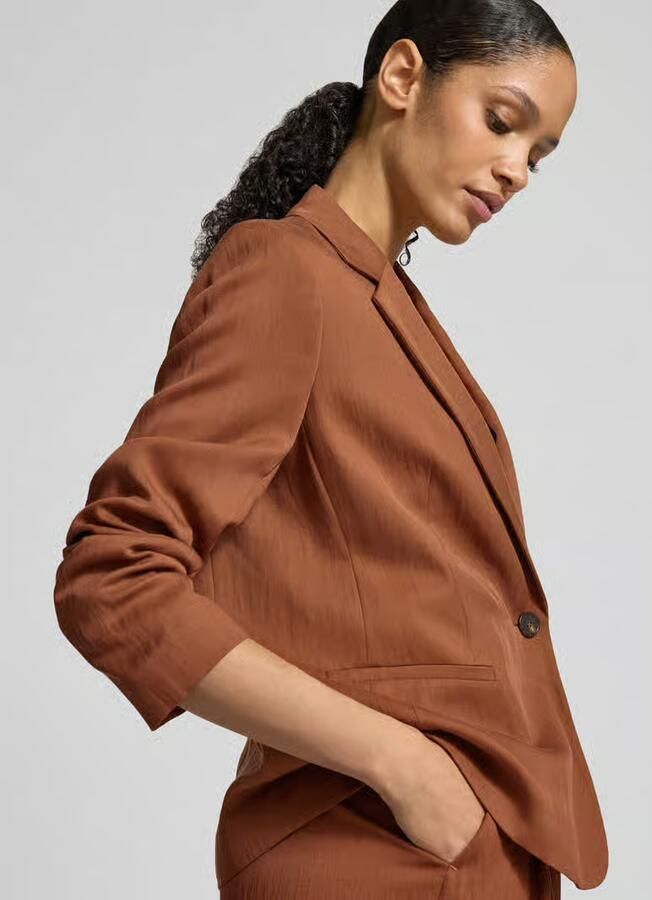 Jake*s Collection Regular fit Blazer met paspelzakken