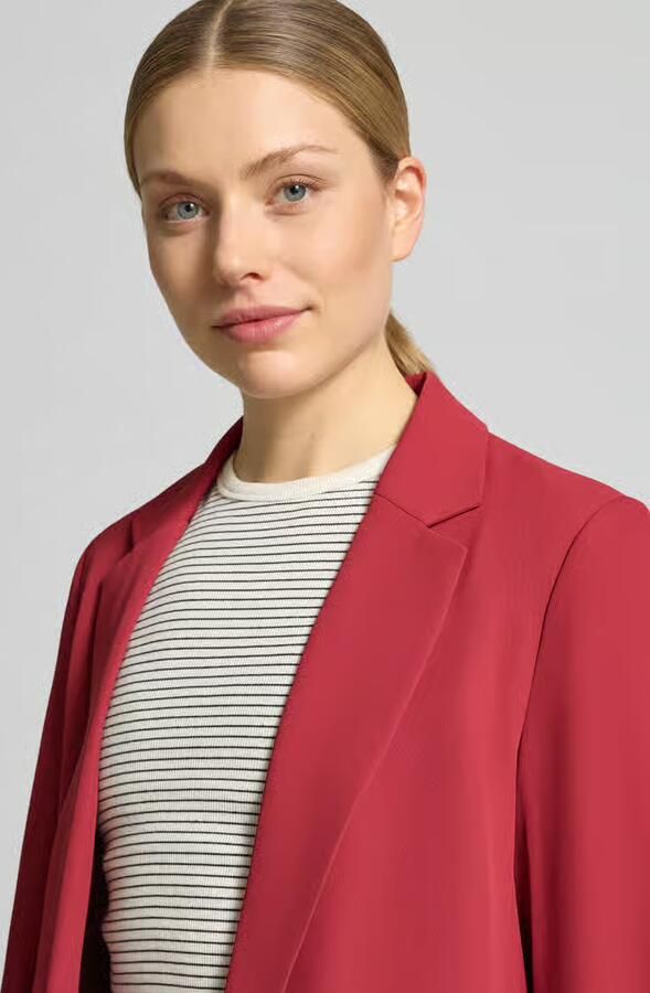 Jake*s Collection regular fit blazer met reverskraag