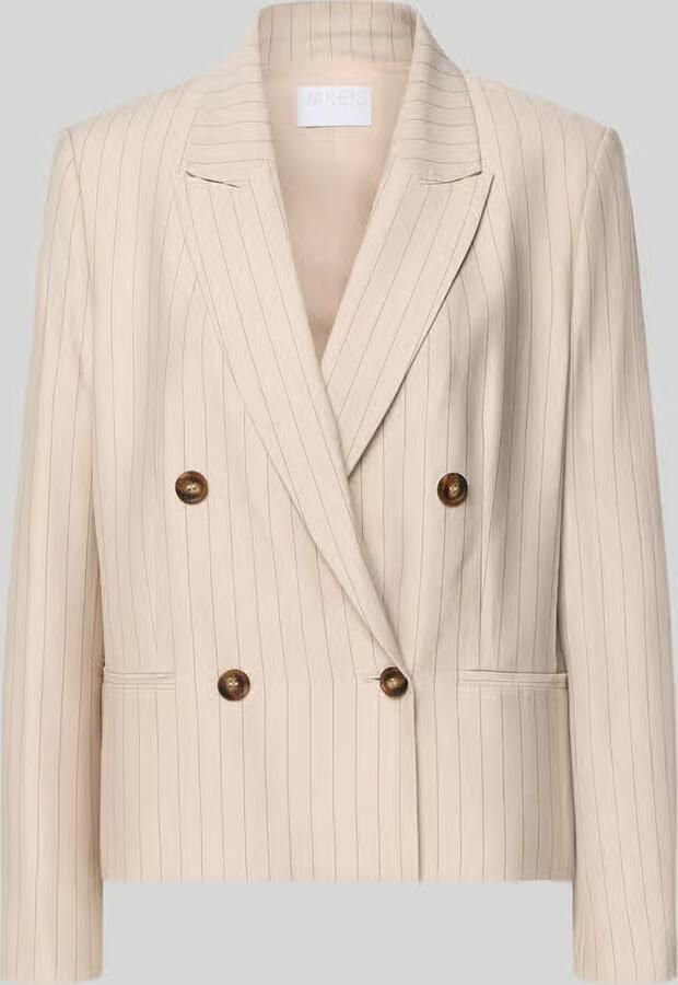 Jake*s Collection regular fit blazer met reverskraag - Foto 2
