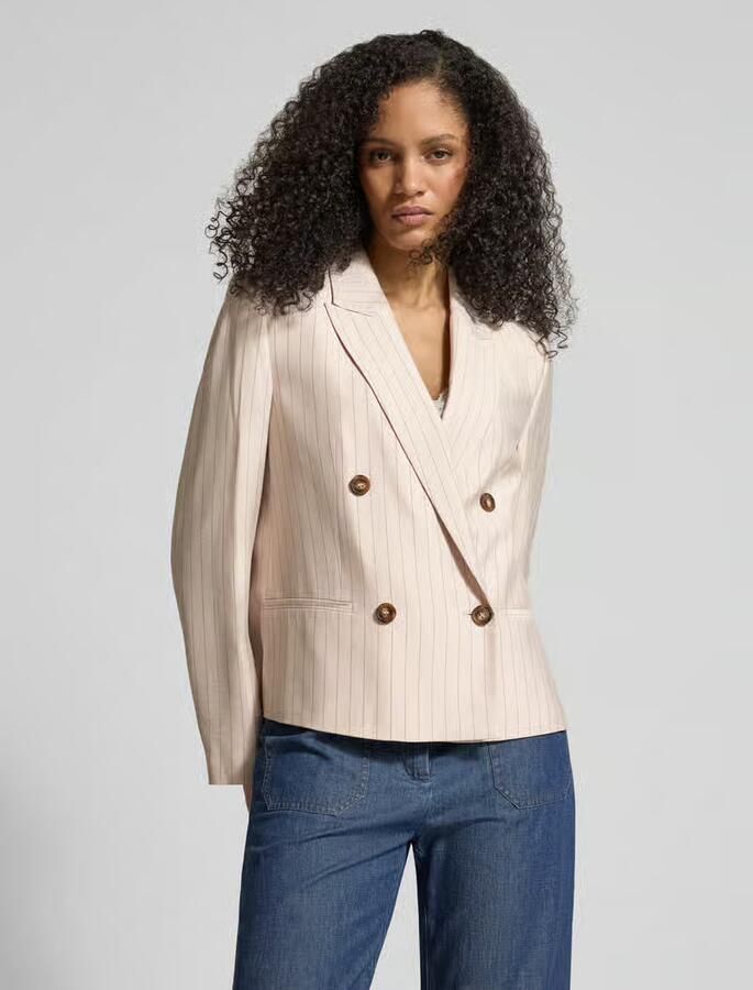 Jake*s Collection regular fit blazer met reverskraag - Foto 2