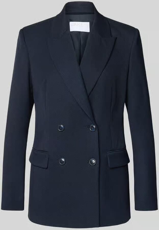 Jake*s Collection Regular fit blazer met viscose en dubbele knoopsluiting - Foto 2