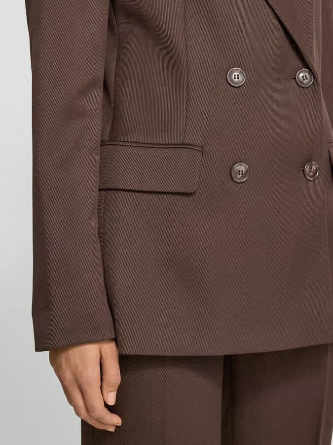 Jake*s Collection Regular fit blazer met viscose en dubbele knoopsluiting