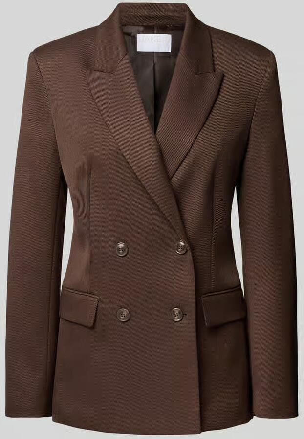 Jake*s Collection Regular fit blazer met viscose en dubbele knoopsluiting - Foto 2