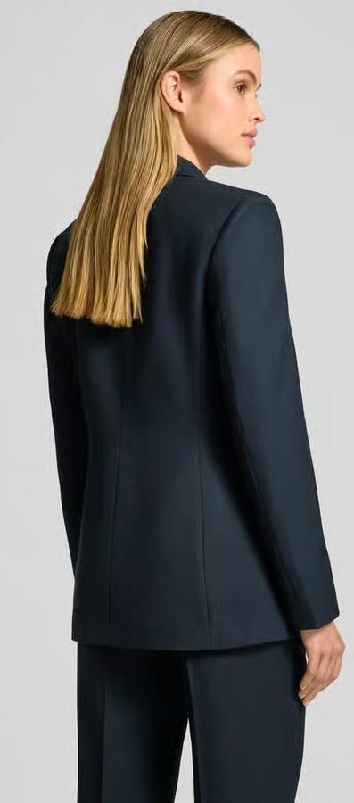 Jake*s Collection Regular fit blazer met viscose en dubbele knoopsluiting - Foto 4