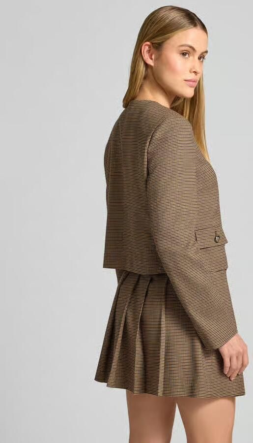 Jake*s Collection Regular fit blazer met viscose en paspelzakken
