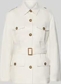 Jake*s Collection regular fit blazer van mix van linnen en viscose
