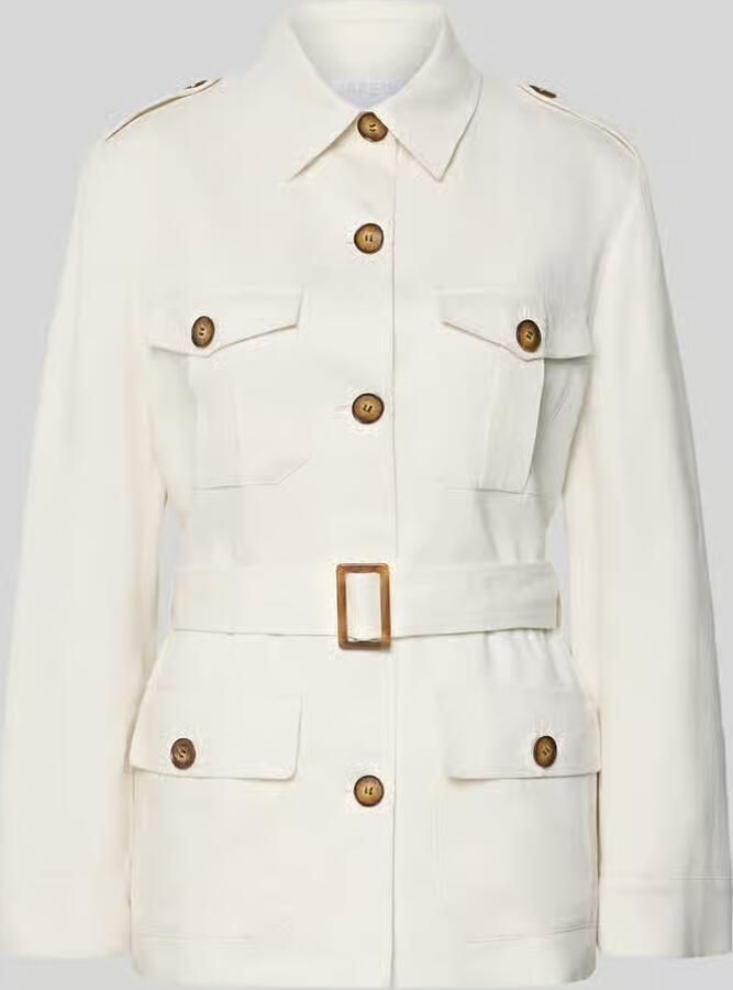 Jake*s Collection regular fit blazer van mix van linnen en viscose - Foto 2