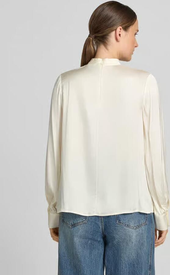 Jake*s Collection Regular fit blouse met lange mouwen van pure viscose - Foto 2